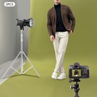 2pcs Photography Studio Lighting Softbox Photo Light Muslin Backdrop Stand Kit