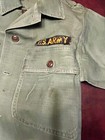 Vintage Good Luck 1950s Us Army Field Shirt Medium Korean War