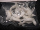 Vintage 1991 Wilton Petite Song Birds 3 1 4  High White Plastic 4pc Cake Set