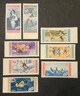 Travelstamps  Dominican Republic Imperf Stamps Scott  501-505 C106-c108 Mnh Og