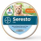  2022 New bayer Seresto Cat 8 Month Protection Against Fleas And Ticks One Colla