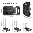 Folding Hand Truck  530 Lbs Heavy Duty Luggage Cart  Foldable Dolly Cart For    