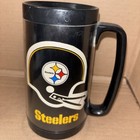 Vintage Thermo-serv Pittsburgh Steelers Nfl Plastic Cup Mug Stein - Made In Usa 