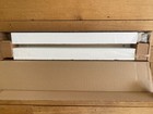 Waterworks Henry Single Tier 24  Glass Shelf In Nickel