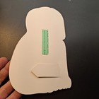 Vintage 1970s Adefioye Cocker Spaniel Dog Cut Out Card