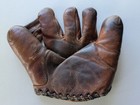 Antique 1940 s Bob Feller Jc Higgins 1619 Split Finger Leather Baseball Glove