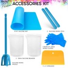 Pixiss Silicone Mold Making Kit Liquid Silicone Rubber Bubble Translucent Clear