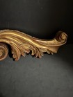 Vintage Decorative Gold Gilt Architectural Wall Pediment