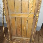 Vintage Rare Wood Wooden 43  Toboggan Snow Sled Rare
