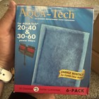 6 Pack Aqua-tech Ez-change Aquarium Filter  3 Cartridge 20-40 30-60 Filters