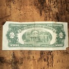 1953  2 Two Dollar Bill Red Seal United States Legal Tender Note