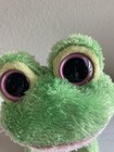 Ty Beanie Boos Kiwi The Frog Plush Purple Solid Eyes Original 2009 - 6  Rare