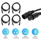 12pcs Dmx Cables 10ft 3m 3 Pin Signal Xlr Connection Stage Par Light Cable Wire