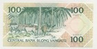 Vanuatu 100 Vatu Nd 1982 Pick 1 a Unc Uncirculated Banknote