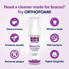 Eversmile Orthofoam Braces Cleaner     Brushable Foam Whitens Teeth  Eliminates Ba