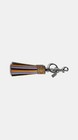 Coach 5102 Tassel Bag Charm In Colorblock Signature  Key Ring New Sealed Nwt