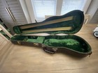 1958 Vintage Lifton Violin Case Green Shag Felt
