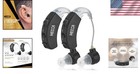Black Bte Sound Amplifier For Enhanced Hearing - Easy Controls  Stylish Design