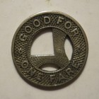 Lykens Valley Railway Company  pennsylvania  Transit Token - Pa585aa