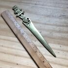 Vintage   Antique Peru Brass Letter Opener Peruvian Aztec Style 6 1 4 l