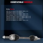 60-8175 Front Cv Axle Pair Mazda 3 05-13 3s 09-13 Mazda 5 06-10 12-15 Fwd