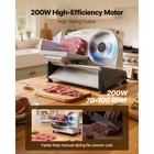 Uimoso Electric Meat Slicer Machine 200w With 7 5-inch Blade For Home Use
