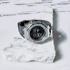 Casio Ga-2100 G-shock Watch      Metal Case   Rubber Strap Mod     Brick Dial
