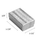 Novel Box Silver Foil Cotton Filled Jewelry Gift Boxes - 100 Pcs