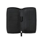 Montblanc Sartorial Black Leather Men s Travel Zip Wallet 16cc  113208