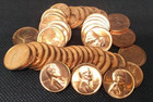 1957-d Lincoln Cent Wheat Penny Blazing Unc  Floating Head  Neckless Error Coin 