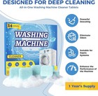 Uproot Clean Washing Machine Cleaner Tablets - 24 Pack For A 12 Month Supply  Fo