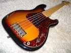 Squier By Fender Vintage Modified Precision Bass V Sunburst  factory 2nd Used  