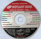 Sound Choice Spotlight Karaoke - Hits Of Queen - Vol 1 - Sc8772 - Lot 4773
