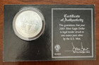2001 American Silver Eagle Dollar Coin 1 Oz  brilliant Uncirculated  999 Fine