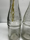 Lot 3 Coca-cola Soda Water Clear 6 Oz  Glass Bottle Dover De Delaware 10 Stars