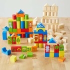 Wood Building Blocks  150 Pieces  Baby And Toddler Toys