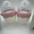 Comotomo Baby Bottles 5 Oz  150 Ml Bundle Slow fast Flow Lot Of 4
