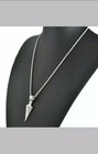 Silver Indian Arrowhead Native American Necklace