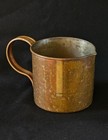 Antique 19th-century Copper Rum Cup   Naval Measuring Mug     Maritime Interest