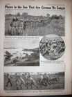 Old Vintage Print 1917 Ww1 Belgian Askaris Africa Fusiliers Siers Hero 20th