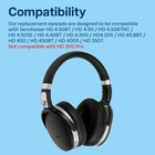 Ear Pads Replacement For Sennheiser Hd 4 50bt  Hd 4 50  Hd 4 50btnc - Black