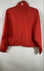 Adidas Women s Red White Lrg Logo Tt Track Jacket Fm2585 Windbreaker Nwt Sz M