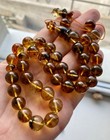Natural Baltic Amber 42g  Islamic Prayer Rosary 12 Mm  33 Beads Tesbih Misbaha
