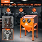 Vevor 60 Gallon Sand Blasting Cabinet With Stand With Blasting Gun   4 Nozzles