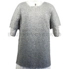 Museum Replica Handmade Medieval Chain Mail Armor Shirt And Coif 60 