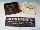 Iron Maiden metallica     Megadeth -rare Stickers  lot Of 3    Free Flag Sticker