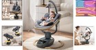 Astm-certified Infant Swing - Ultra-quiet 3d Rocker With Machine-washable Cover