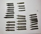 Vintage Mixed Lot Of 30 Dip Pen Quill Points Nibs Drawing Calligraphy