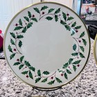 Set Of 4 Lenox China - Holiday -  Dinner Plates - 10 3 4  Diameter - Nice