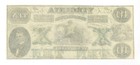 1862 Cr 8  10 Virginia Treasury Note - Civil War Era Au